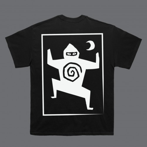 Woodcut Black T-Shirt - Ninja Tune